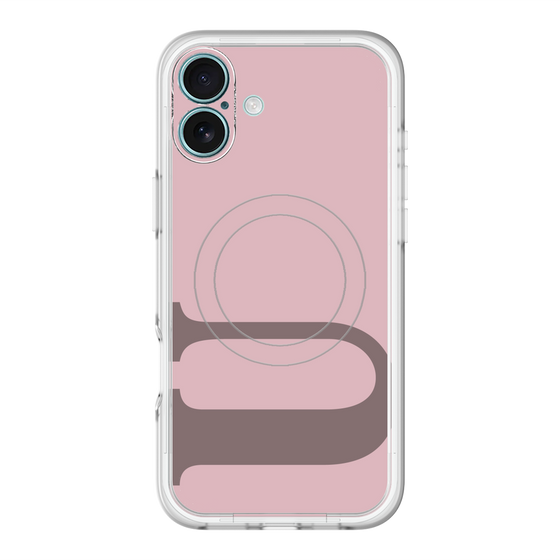 スリムプロテクションプレミアムケース with MagSafe［ オリジナル - initial color - U dusty pink ］