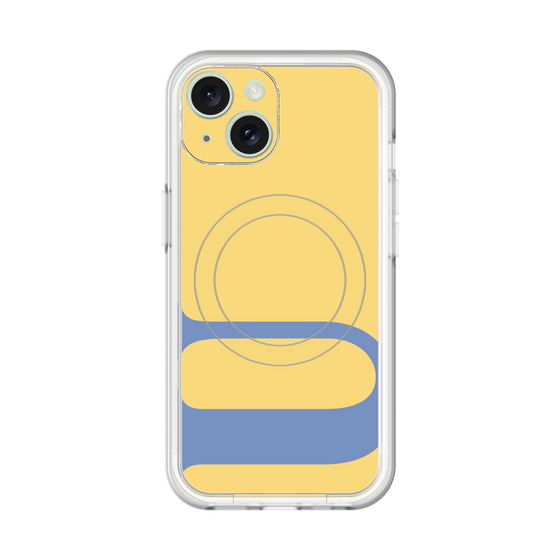 スリムプロテクションプレミアムケース with MagSafe［ オリジナル - initial color - U yellow ］