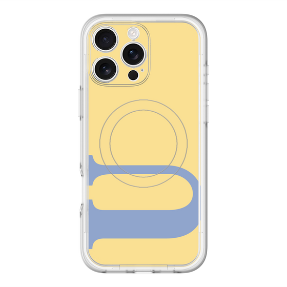 スリムプロテクションプレミアムケース with MagSafe［ オリジナル - initial color - U yellow ］