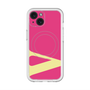 スリムプロテクションプレミアムケース with MagSafe［ オリジナル - initial color - V pink ］