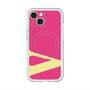 スリムプロテクションプレミアムケース with MagSafe［ オリジナル - initial color - V pink ］