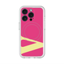 スリムプロテクションプレミアムケース with MagSafe［ オリジナル - initial color - V pink ］