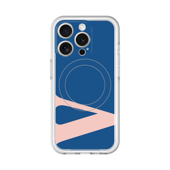 スリムプロテクションプレミアムケース with MagSafe［ オリジナル - initial color - V navy ］