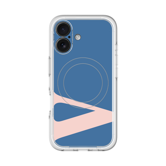 スリムプロテクションプレミアムケース with MagSafe［ オリジナル - initial color - V navy ］