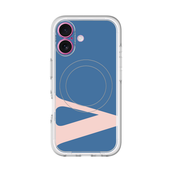 スリムプロテクションプレミアムケース with MagSafe［ オリジナル - initial color - V navy ］