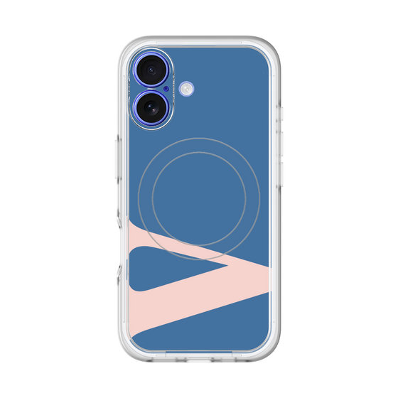 スリムプロテクションプレミアムケース with MagSafe［ オリジナル - initial color - V navy ］