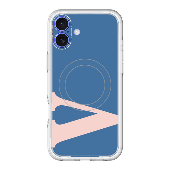 スリムプロテクションプレミアムケース with MagSafe［ オリジナル - initial color - V navy ］