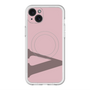 スリムプロテクションプレミアムケース with MagSafe［ オリジナル - initial color - V dusty pink ］