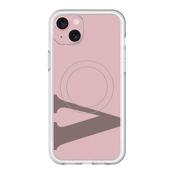 スリムプロテクションプレミアムケース with MagSafe［ オリジナル - initial color - V dusty pink ］