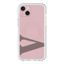 スリムプロテクションプレミアムケース with MagSafe［ オリジナル - initial color - V dusty pink ］