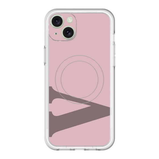 スリムプロテクションプレミアムケース with MagSafe［ オリジナル - initial color - V dusty pink ］