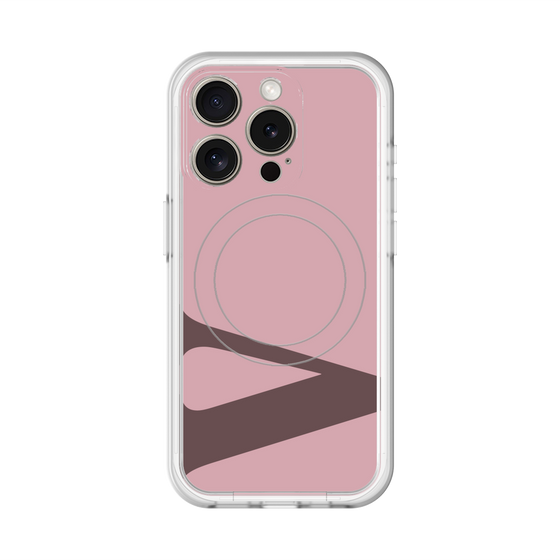 スリムプロテクションプレミアムケース with MagSafe［ オリジナル - initial color - V dusty pink ］