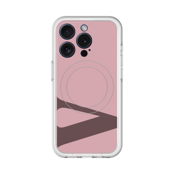 スリムプロテクションプレミアムケース with MagSafe［ オリジナル - initial color - V dusty pink ］