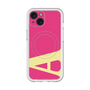 スリムプロテクションプレミアムケース with MagSafe［ オリジナル - initial color - A pink ］