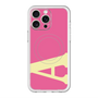 スリムプロテクションプレミアムケース with MagSafe［ オリジナル - initial color - A pink ］