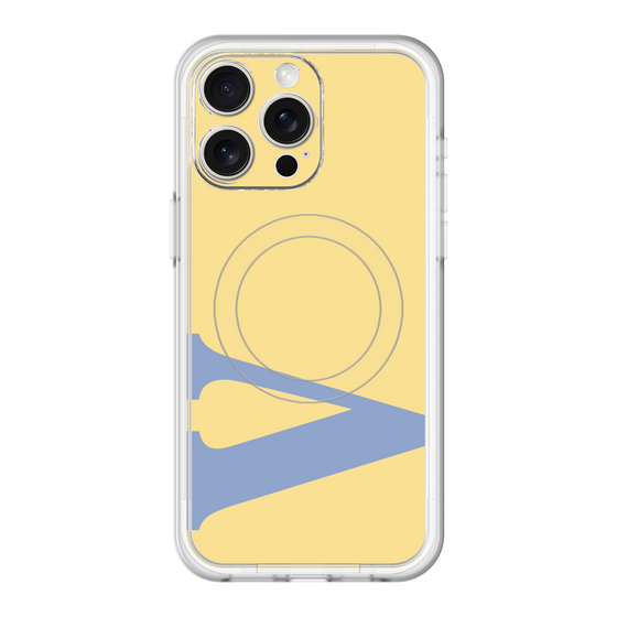 スリムプロテクションプレミアムケース with MagSafe［ オリジナル - initial color - V yellow ］