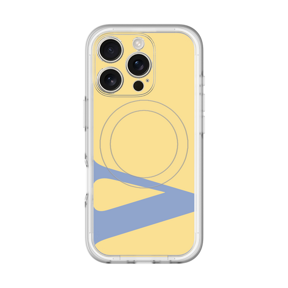 スリムプロテクションプレミアムケース with MagSafe［ オリジナル - initial color - V yellow ］