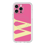 スリムプロテクションプレミアムケース with MagSafe［ オリジナル - initial color - W pink ］