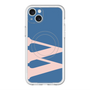 スリムプロテクションプレミアムケース with MagSafe［ オリジナル - initial color - W navy ］