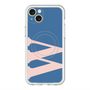 スリムプロテクションプレミアムケース with MagSafe［ オリジナル - initial color - W navy ］