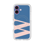 スリムプロテクションプレミアムケース with MagSafe［ オリジナル - initial color - W navy ］