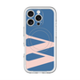 スリムプロテクションプレミアムケース with MagSafe［ オリジナル - initial color - W navy ］