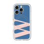 スリムプロテクションプレミアムケース with MagSafe［ オリジナル - initial color - W navy ］