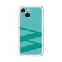 スリムプロテクションプレミアムケース with MagSafe［ オリジナル - initial color - W light green ］