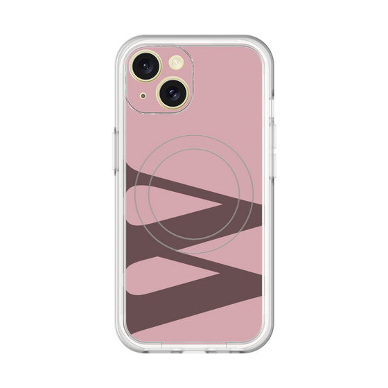 スリムプロテクションプレミアムケース with MagSafe［ オリジナル - initial color - W dusty pink ］