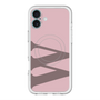 スリムプロテクションプレミアムケース with MagSafe［ オリジナル - initial color - W dusty pink ］