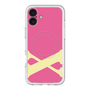 スリムプロテクションプレミアムケース with MagSafe［ オリジナル - initial color - X pink ］