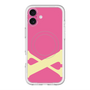 スリムプロテクションプレミアムケース with MagSafe［ オリジナル - initial color - X pink ］