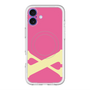 スリムプロテクションプレミアムケース with MagSafe［ オリジナル - initial color - X pink ］