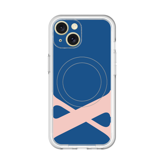 スリムプロテクションプレミアムケース with MagSafe［ オリジナル - initial color - X navy ］