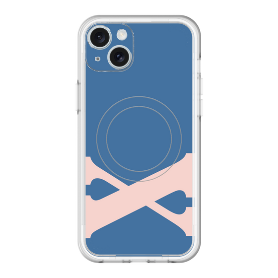 スリムプロテクションプレミアムケース with MagSafe［ オリジナル - initial color - X navy ］
