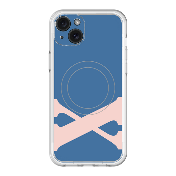 スリムプロテクションプレミアムケース with MagSafe［ オリジナル - initial color - X navy ］