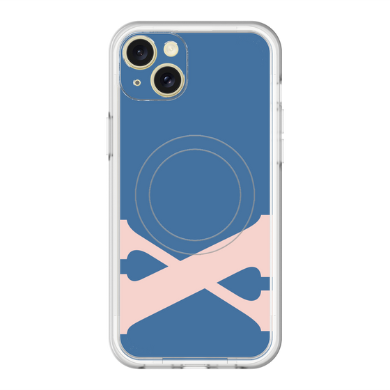 スリムプロテクションプレミアムケース with MagSafe［ オリジナル - initial color - X navy ］