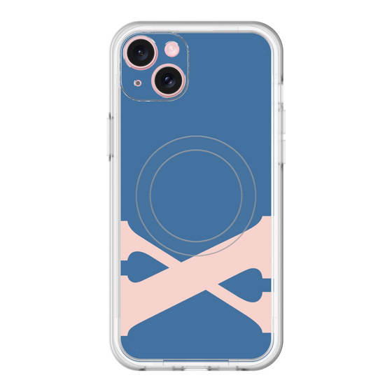 スリムプロテクションプレミアムケース with MagSafe［ オリジナル - initial color - X navy ］