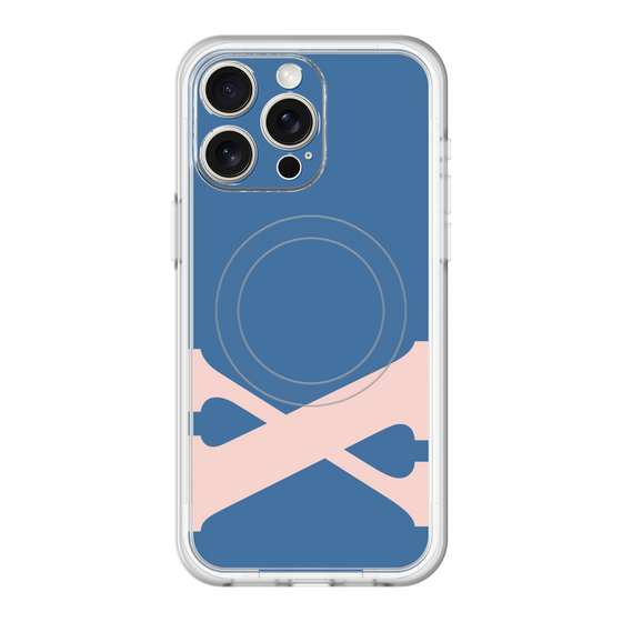 スリムプロテクションプレミアムケース with MagSafe［ オリジナル - initial color - X navy ］