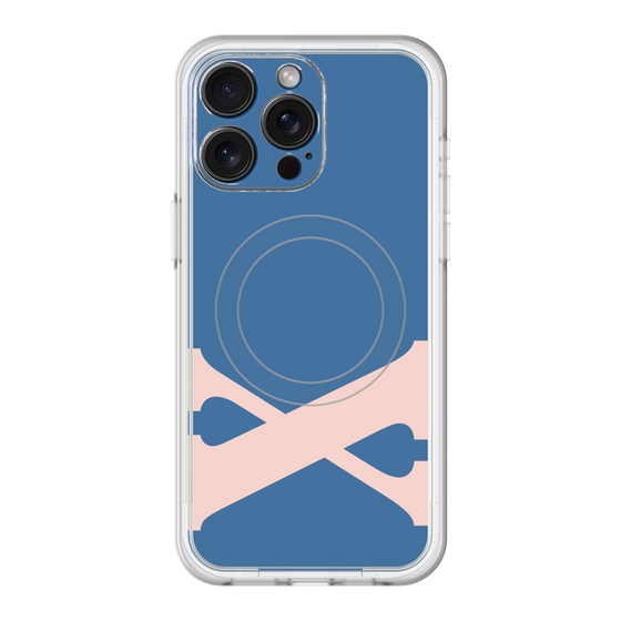 スリムプロテクションプレミアムケース with MagSafe［ オリジナル - initial color - X navy ］