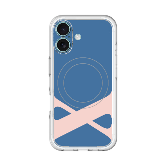スリムプロテクションプレミアムケース with MagSafe［ オリジナル - initial color - X navy ］