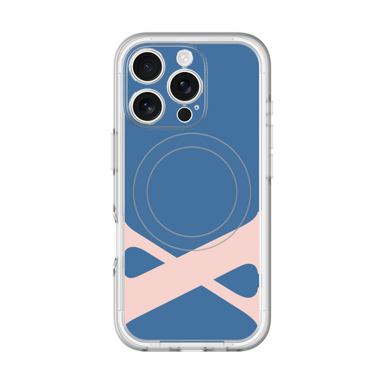 スリムプロテクションプレミアムケース with MagSafe［ オリジナル - initial color - X navy ］