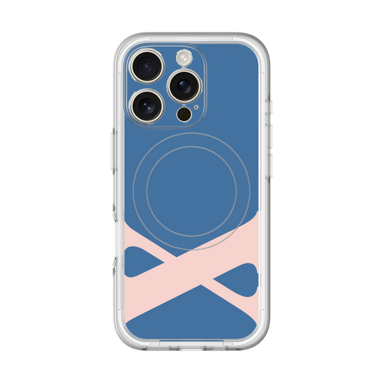 スリムプロテクションプレミアムケース with MagSafe［ オリジナル - initial color - X navy ］