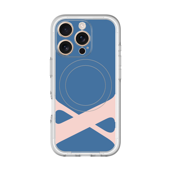 スリムプロテクションプレミアムケース with MagSafe［ オリジナル - initial color - X navy ］