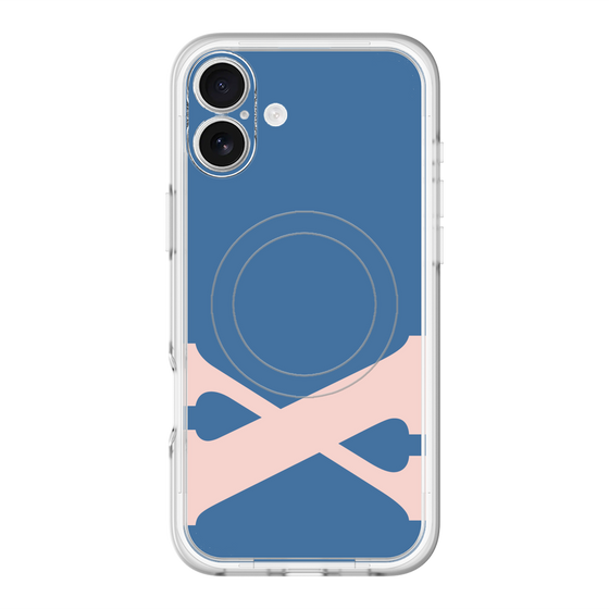 スリムプロテクションプレミアムケース with MagSafe［ オリジナル - initial color - X navy ］
