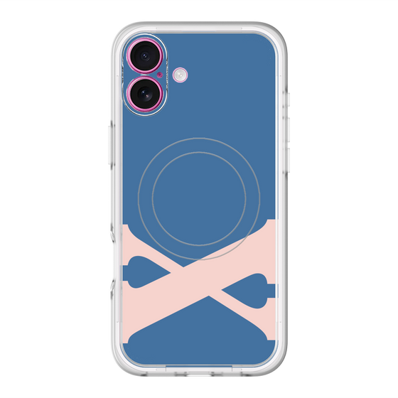 スリムプロテクションプレミアムケース with MagSafe［ オリジナル - initial color - X navy ］