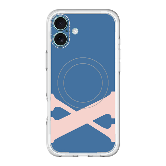 スリムプロテクションプレミアムケース with MagSafe［ オリジナル - initial color - X navy ］