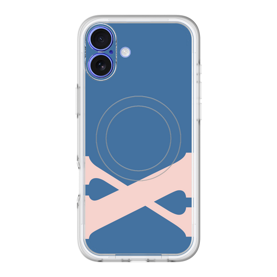 スリムプロテクションプレミアムケース with MagSafe［ オリジナル - initial color - X navy ］