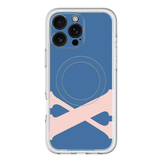 スリムプロテクションプレミアムケース with MagSafe［ オリジナル - initial color - X navy ］