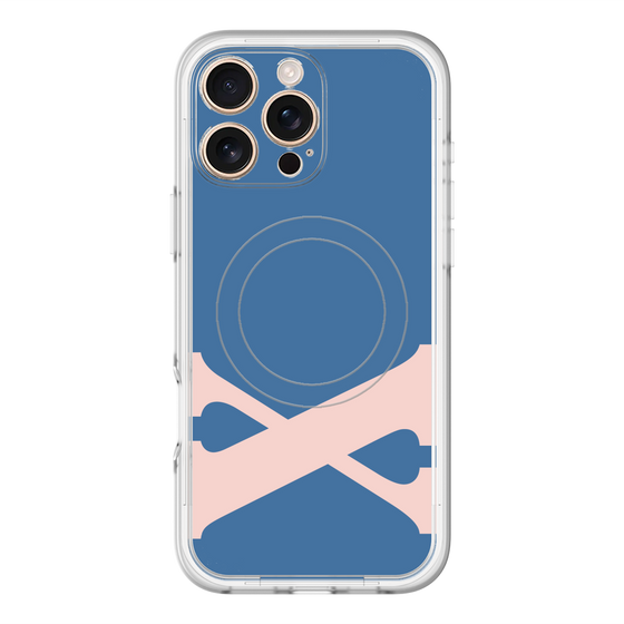 スリムプロテクションプレミアムケース with MagSafe［ オリジナル - initial color - X navy ］